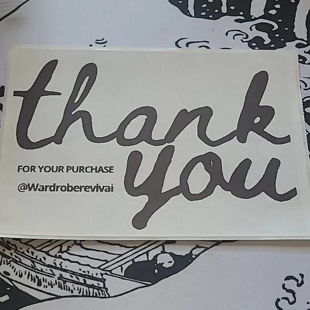 50 Custom 4x6 Artistic Thank You Notes Labels/Thank You Stickers